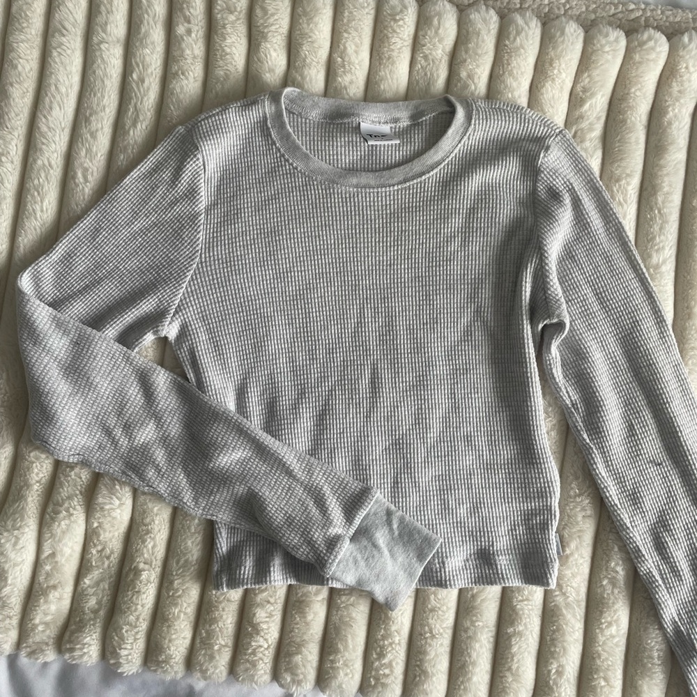TNA waffle knit long sleeve